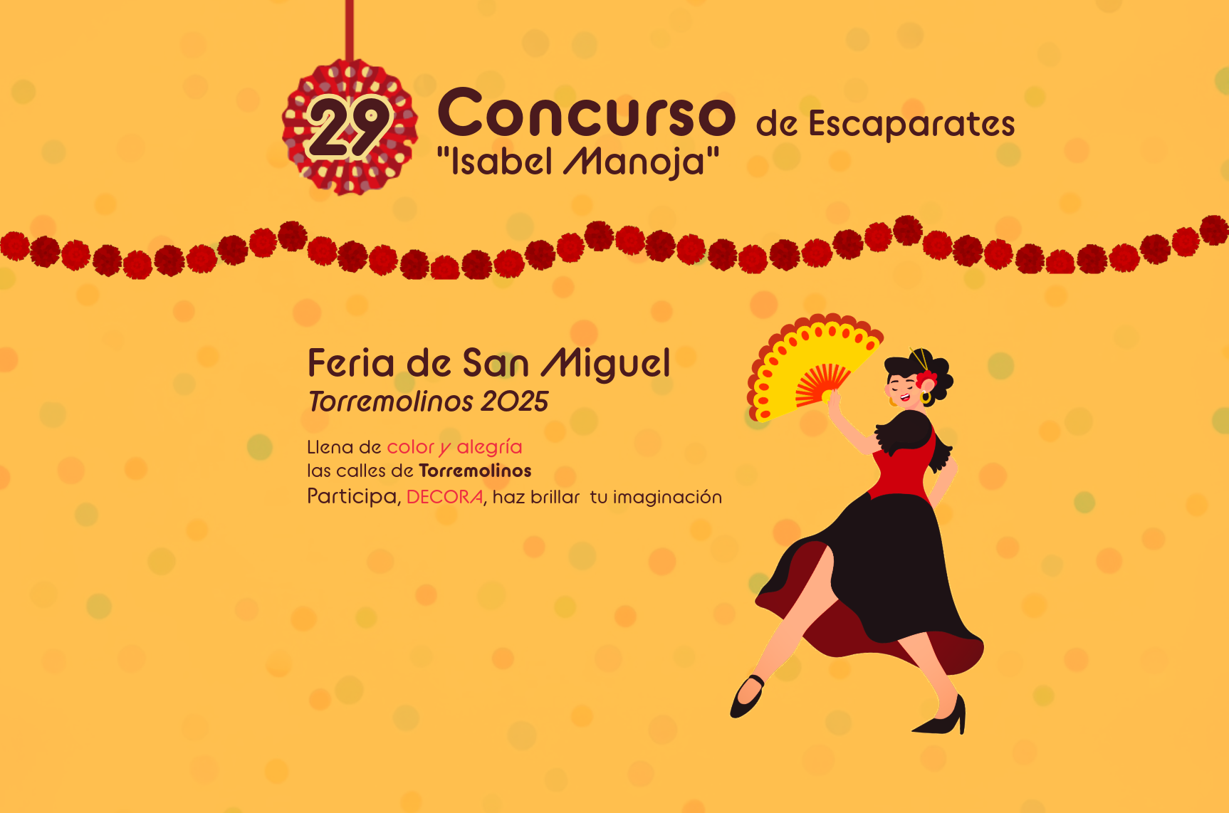 👉 Descubre el 29º Concurso de Escaparates de Feria “Isabel Manoja” 2025 en Torremolinos. Decora tu negocio y vive la Feria de San Miguel.