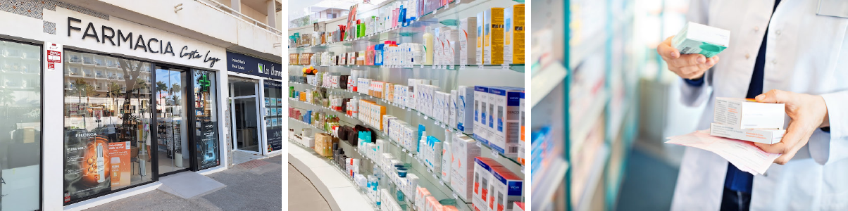 Farmacia Costa lago en el Paseo marítimo de Torremolinos