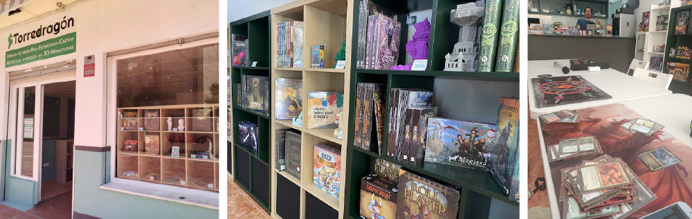 Torredragón tienda de juegos de rol, juegos de mesa, impresión 3D