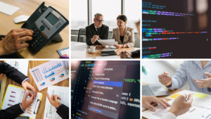 collage de bytemicro, sobre telefonia, consultoria, analisis, computacion, servidores.