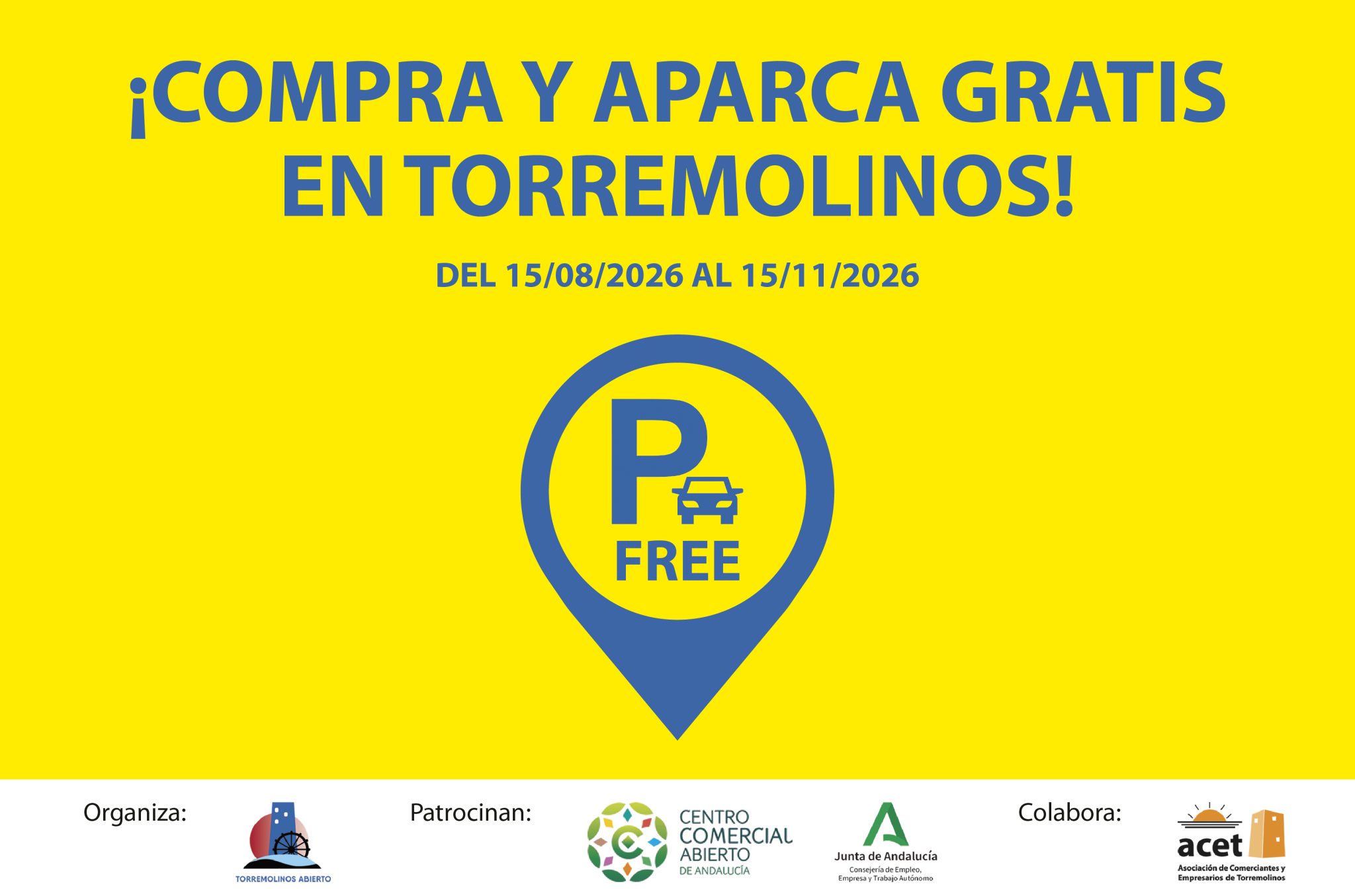 COMPRA Y APARCA GRATIS 2026 EN TORREMOLINOS